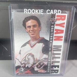 Ryan Miller Hall of Game Goalie Pacific Vanguard Rookie Card Limited: 1059/1650